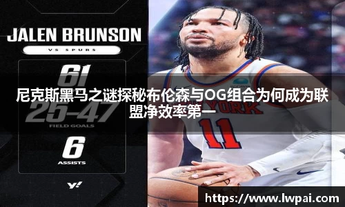 尼克斯黑马之谜探秘布伦森与OG组合为何成为联盟净效率第一
